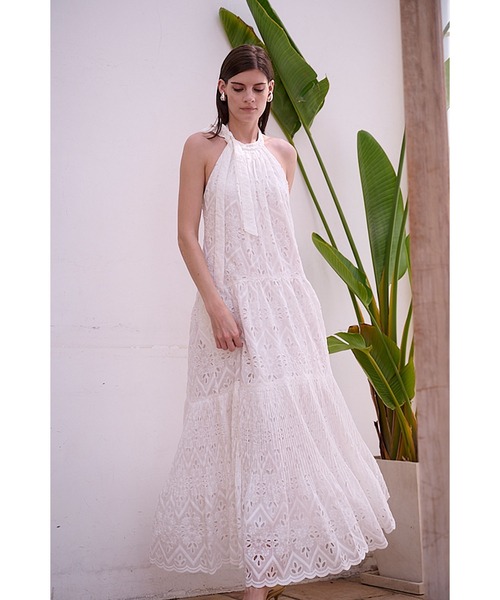 Estella.K ワンピース Gabi Lace Dress エンブロイダリーレース