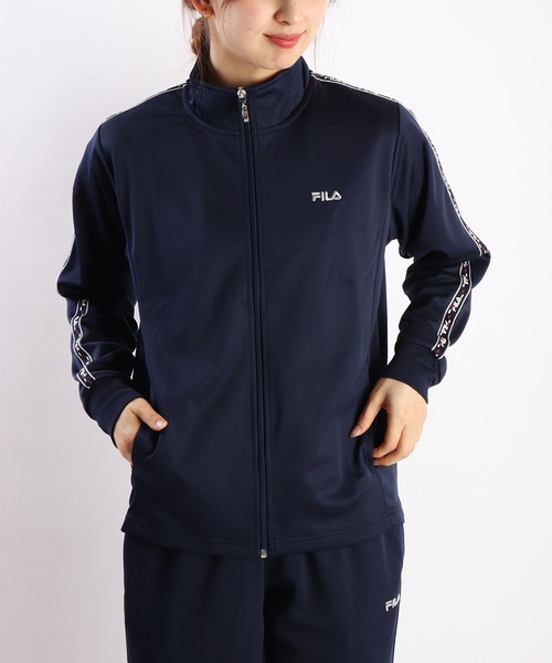 FILA（フィラ） セットアップジャージ M ネイビー レディース