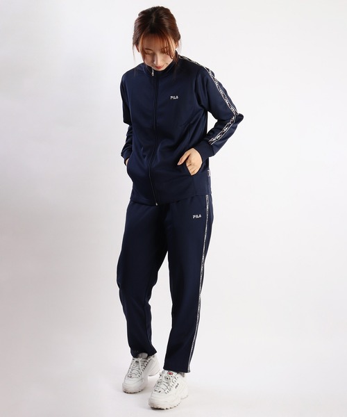 FILA（フィラ） セットアップジャージ M ネイビー レディース