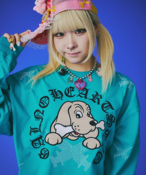 GALFY（ガルフィー） tシャツ ピカピカ注射器ロンT/ブランドロゴ