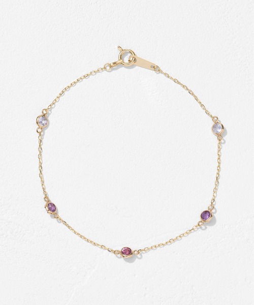 Jewel closet by L&Co. ブレスレット K10 カラーストーン ブレスレット