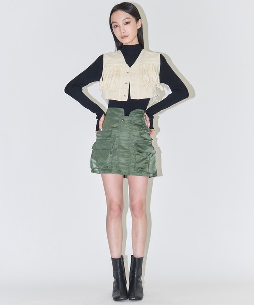 TOGA（トーガ） スカート 「TOGA PULLA/トーガプルラ」Nylon twill