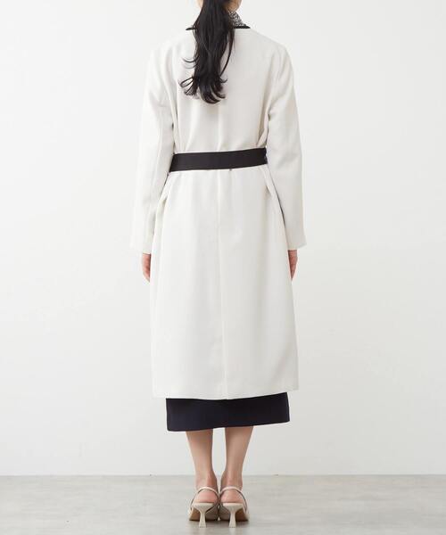 Tiara（ティアラ） コート アウター バイカラーコート レディース