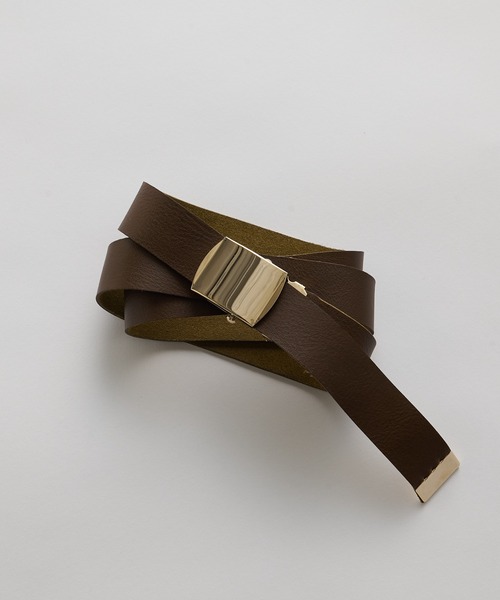 Whim Gazette（ウィム ガゼット） ベルト 「Hoaw.」レザーガチャベルト