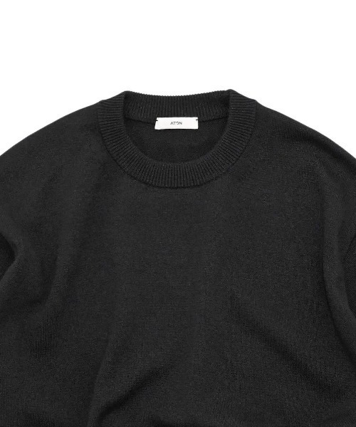 ATON（エイトン） セーター ニット 「ATON」WOOL WASHI CREWNECK