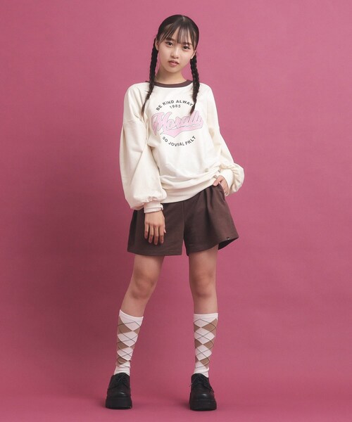 ピンク系Tシャツとショートパンツセット ピンク系Tシャツとショート