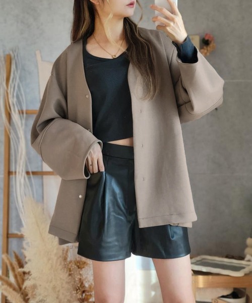 libelle more（リベル モア） ブルゾン アウター ダンボールポンチノー