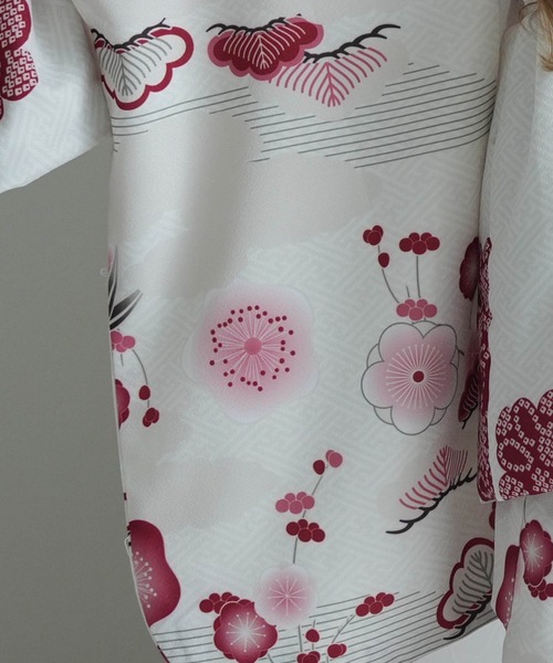 utatane 着物 七五三3歳用被布コートセット 女の子 ひよこ商店 レトロ