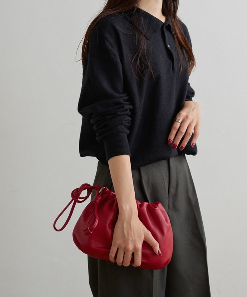 russet（ラシット） ショルダーバッグ バッグ レザー巾着4WAY