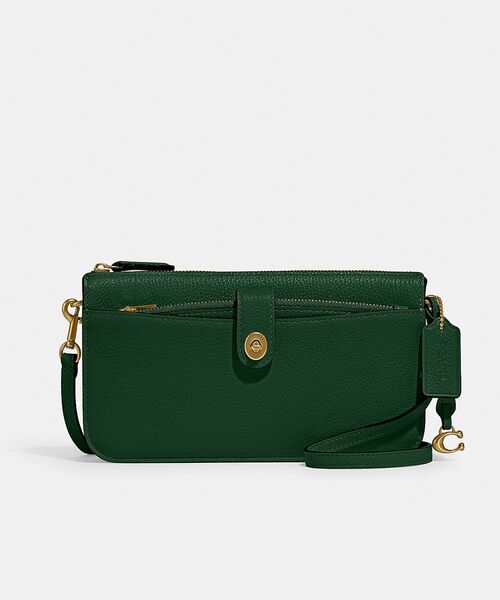 COACH（コーチ） ポーチ ONE グリーン系その他 レディース : ZOZOTOWN