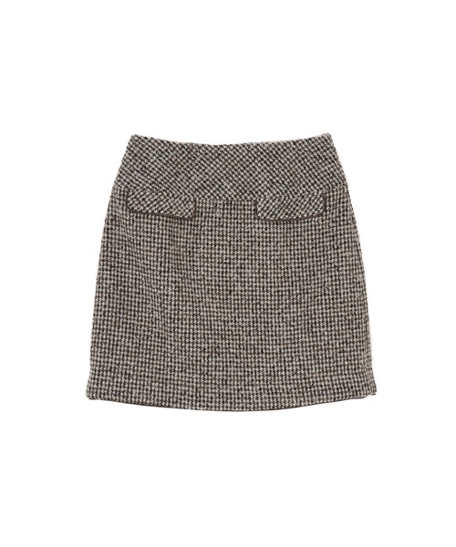 Her lip to スカート Hemingway Check Tweed Skirt : ZOZOTOWN Yahoo