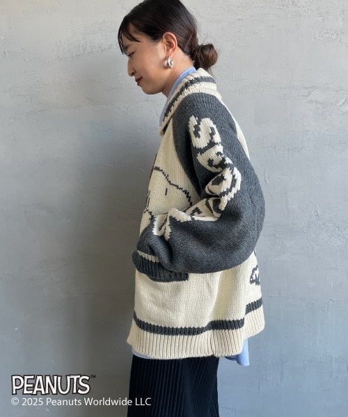 SEQUENZE ニット セーター 「SEQUENZ/シークエンズ」 SNOOPY ワイド