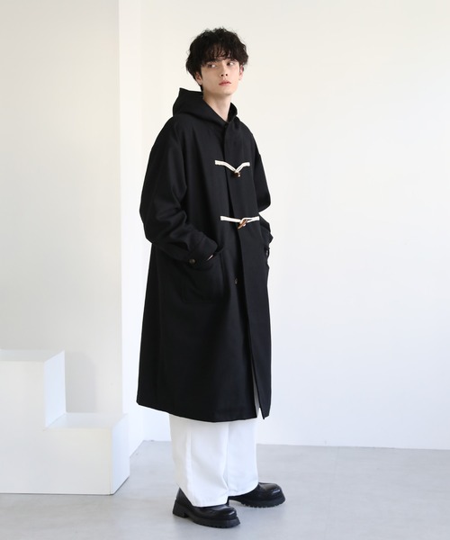Revo. ダッフルコート コート メルトンロングダッフルコート メンズ