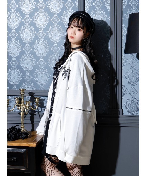 NOEMIE（ノエミー） パーカー 2WAYうさ耳ユニセックスZIP裏毛パーカー
