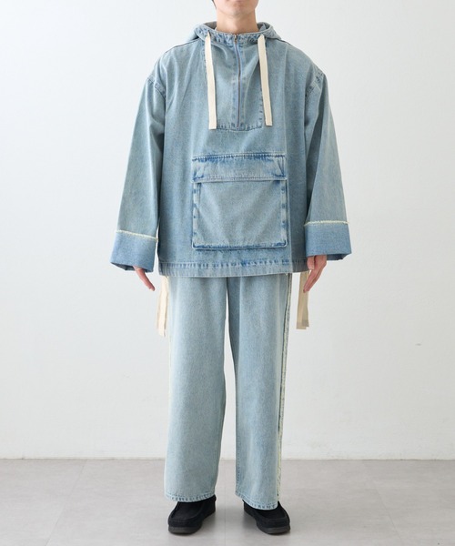 SOUNDSGOOOOD（サウンズグッド） パーカー 」デニムアノラックパーカー