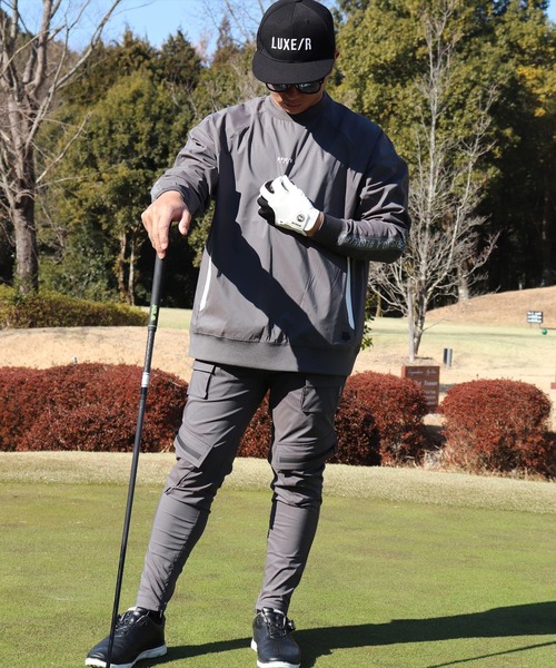 カーゴパンツ (RM)「LUXE/R GOLF」8ポケット ストレッチ クロス メンズ