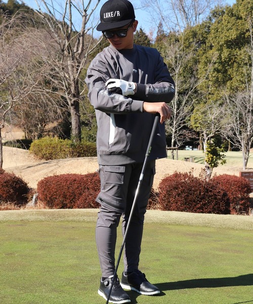 カーゴパンツ (RM)「LUXE/R GOLF」8ポケット ストレッチ クロス メンズ