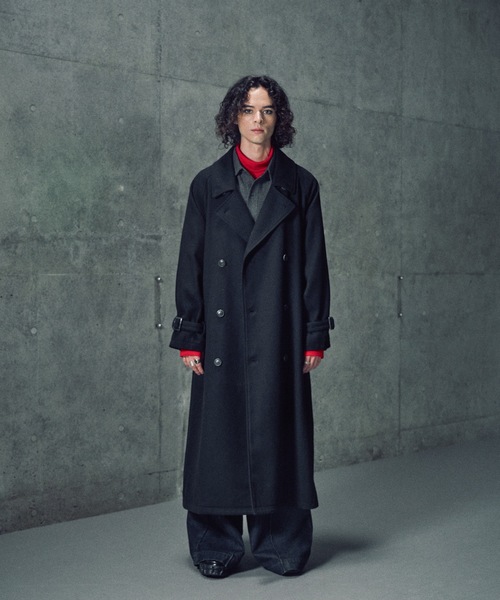 Casper John（キャスパージョン） ステンカラーコート コート Wool