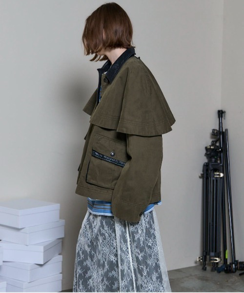 MAISON SPECIAL（メゾンスペシャル） ブルゾン アウター Military Cape