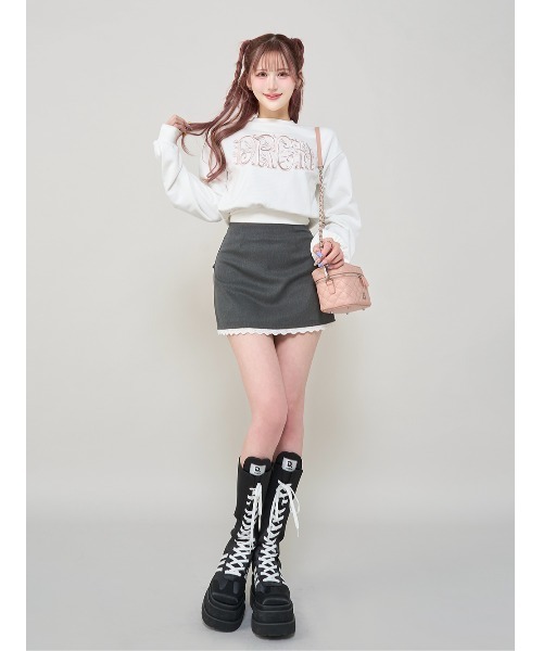 Darich（ダーリッチ） スカート ポケットリボンミニスカート