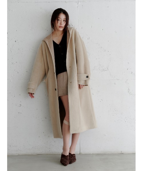 MIESROHE（ミースロエ） コート アウター フェイクファーロングフード