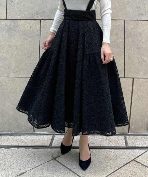 スカート 2WAYレースサスペンダースカート : ZOZOTOWN Yahoo!店