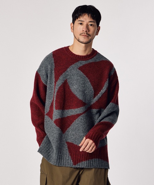 LANVIN en Bleu セーター ニット 「LANVIN ESSENTIAL」MESLAY