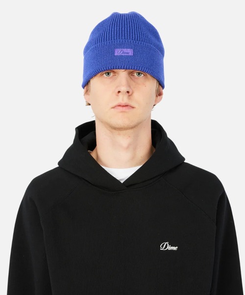 ニット帽 ニットキャップ Dime/ダイム ビーニー Cursive Rib Beanie
