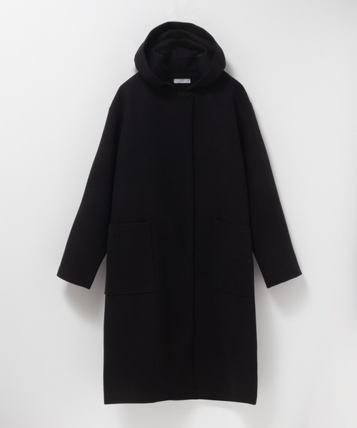 NAVY コート アウター 「nAvy」フードロングコート アウター