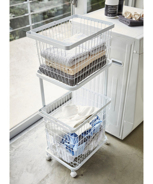tower 家具 「WEB限定」tower ランドリーワゴンバスケット タワー(3551