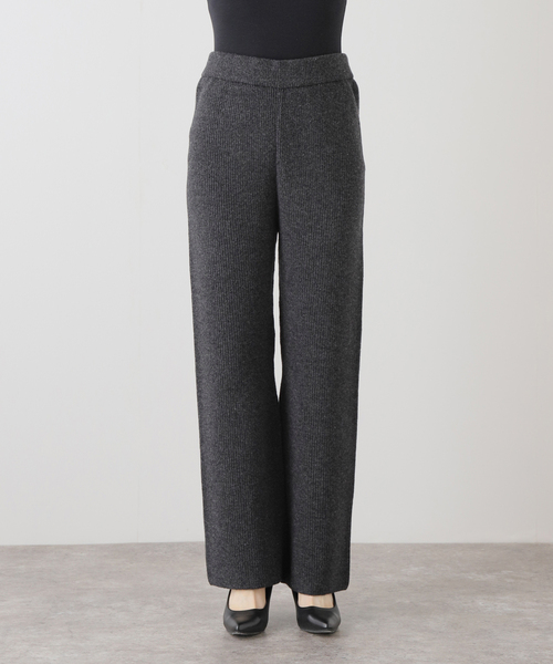 24年 美品 Deuxieme classe リブパンツ ウール混 定価3万 24年 美品