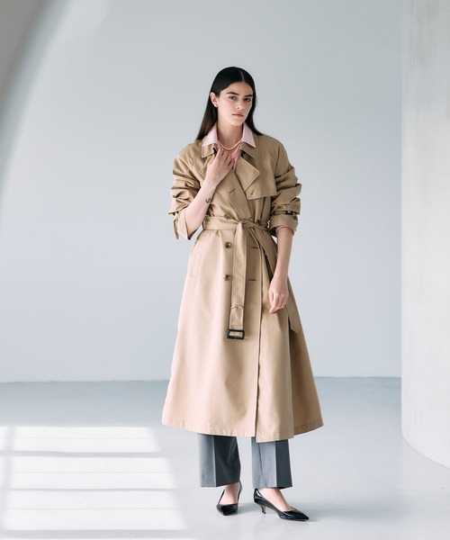 N.O.R.C コート アウター ロングトレンチコート レディース : ZOZOTOWN