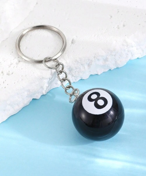 ARULE（アルール） キーホルダー 「ARULE/アルール」エイトボール