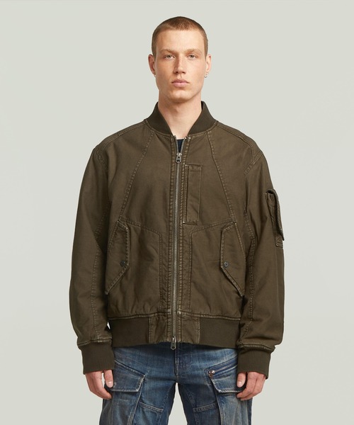 G-STAR RAW ma1 ma-1 GA-1 Washed Bomber/ヴィンテージライク