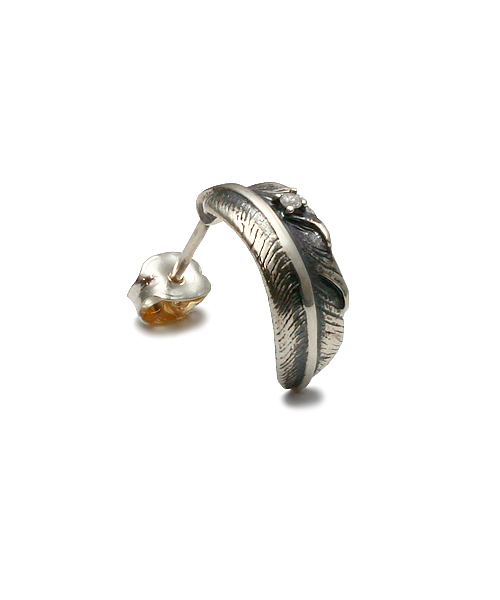 JAM HOME MADE（ジャムホームメイド） ピアス ダイヤモンド フェザー