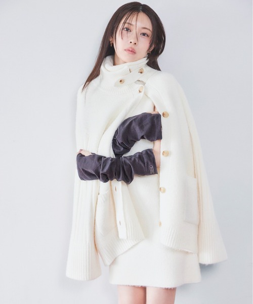 SNIDEL（スナイデル） ワンピース タートルネックミニニットワンピース