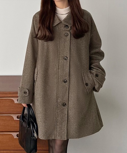 callautia（カラウティア） ステンカラーコート コート ステンカラー