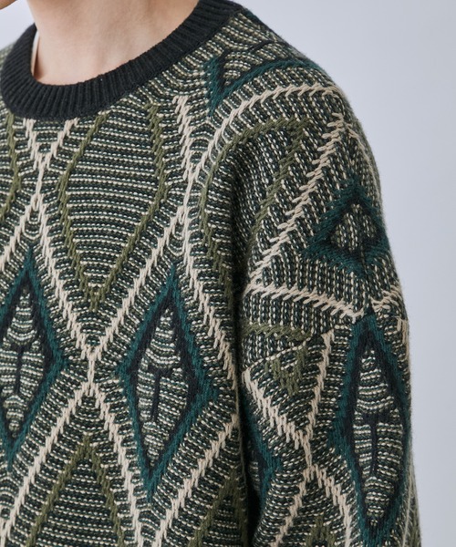 TTT MSW（ティー） セーター ニット 「TTTMSW/ティー」Diamond pull