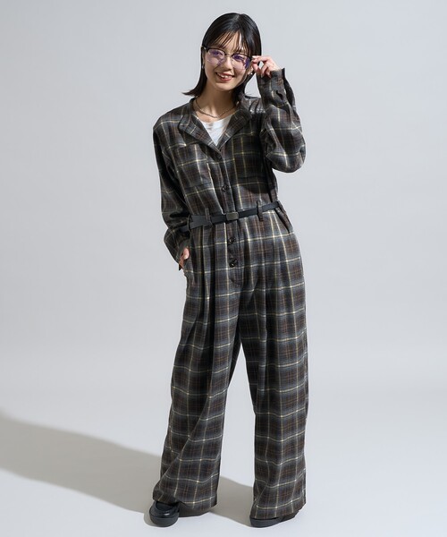 FREAK'S STORE（フリークスストア） オールインワン チェック ジャンプ