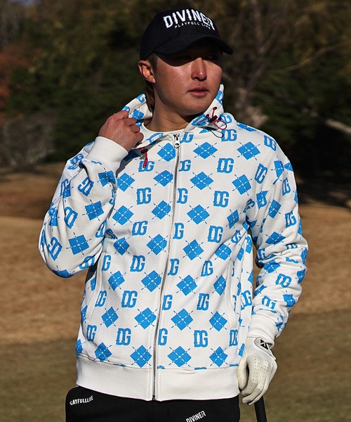 DIVINER GOLF（ディバイナー ゴルフ） ゴルフ 「DIVINER GOLF」総柄ZIP