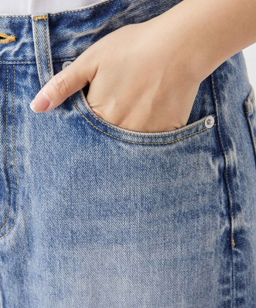 Whim Gazette（ウィム ガゼット） デニムスカート デニムスリット