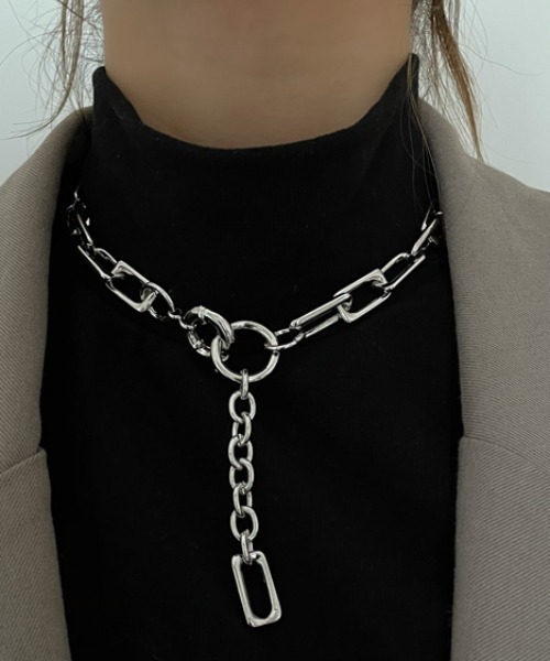 SEN TOKYO ネックレス 金属アレルギー対応 スクエアチェーン