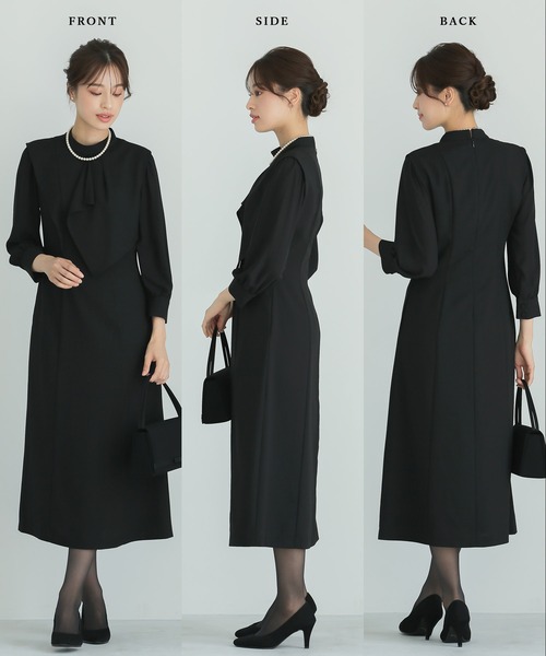 ワンピース 「洗濯機で洗える！接触冷感！2WAYストレッチ！防シワ加工