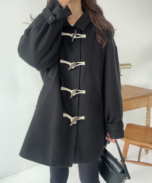 LAUIR（ラウアー） ダッフルコート コート 中綿ステンカラーミドル