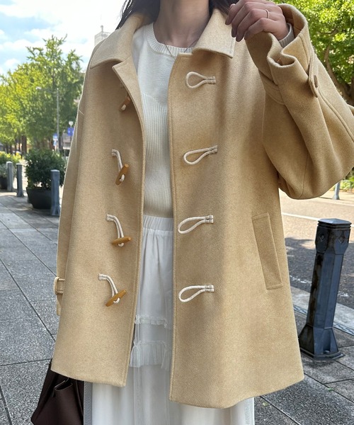 LAUIR（ラウアー） ダッフルコート コート 中綿ステンカラーミドル