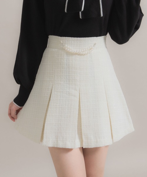 DearMyLoveRose（ディアマイラブローズ） スカート パールチェーン