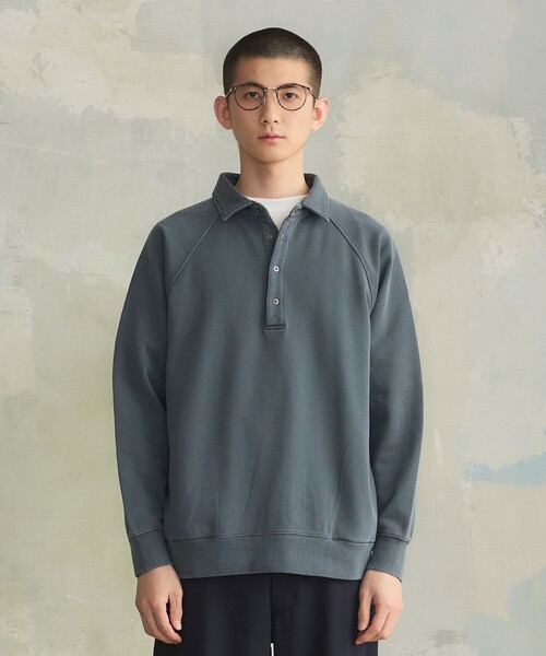 J.PRESS YORK STREET ポロシャツ 「UNISEX」ラガータイプラグラン 裏毛