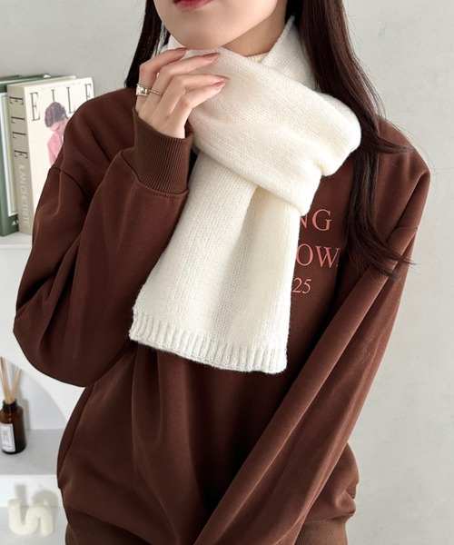 マフラー ストール 13色展開 シンプルコンパクトマフラー レディース