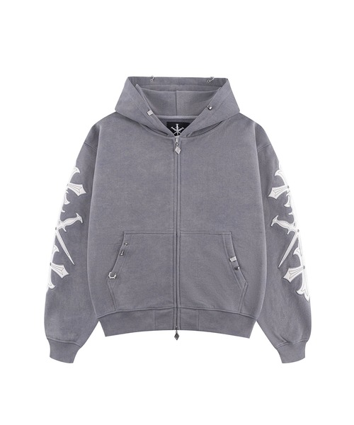 UNKNOWN LONDON（アンノウンロンドン） パーカー ジップフーディ