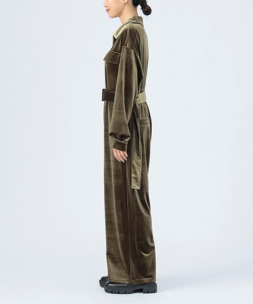 Vermeerist BEAMS ベロアオールインワン Vermeerist BEAMS ベロア